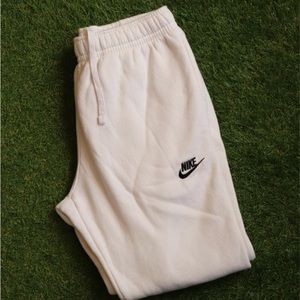 White Nike Joggers